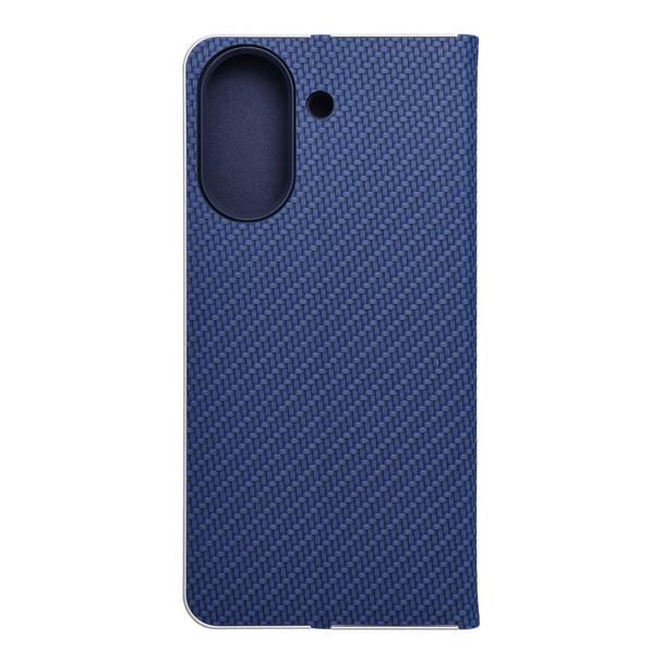 Etui z klapką na Xiaomi Redmi 13C / Poco C65 Luna Book Carbon niebieskie