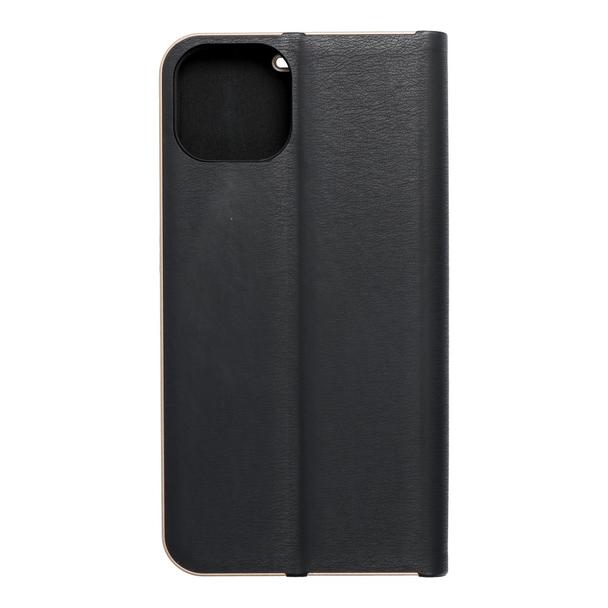 Etui z klapką na iPhone 13 Luna Book Gold czarne