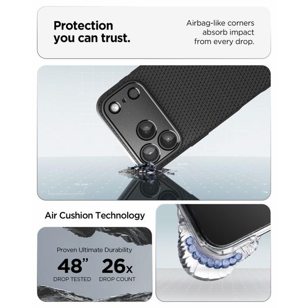 SPIGEN futerał LIQUID AIR do IPHONE 18 Pro Max / 17 Pro Max matte black