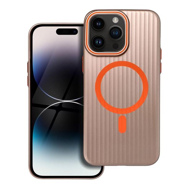 Futerał do iPhone 14 PRO MAX Simply zgodny z MagSafe tytanowy pustynny
