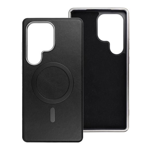 Futerał do Samsung S25 ULTRA Gentleman Mag Cover zgodny z MagSafe czarny