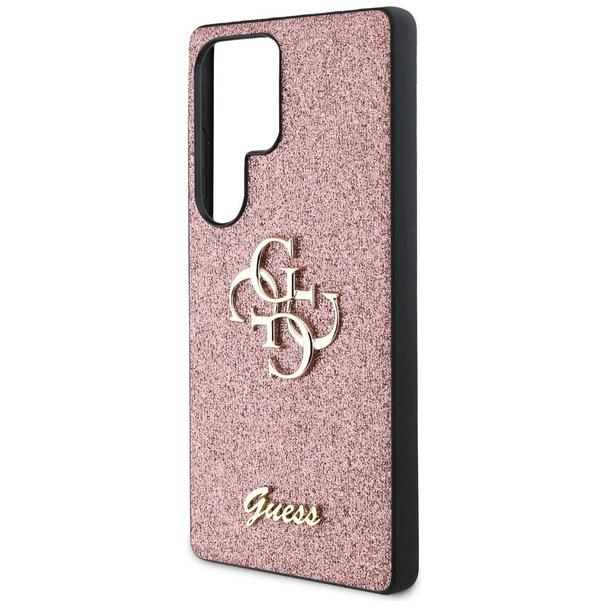 GUESS futerał do SAMSUNG S25 Ultra GUHCS25LHG4SGP (Fixed Glitter Big 4G) różowy