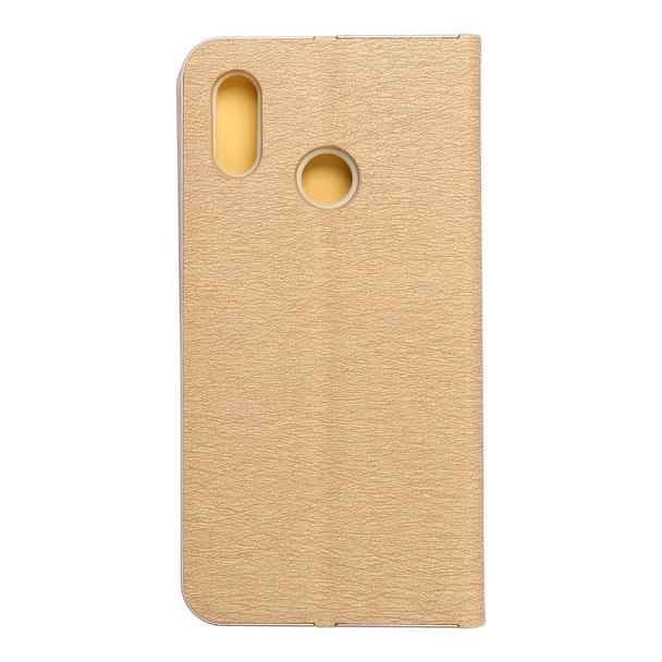 Etui z klapką na Huawei P20 LITE Luna Book Gold złote