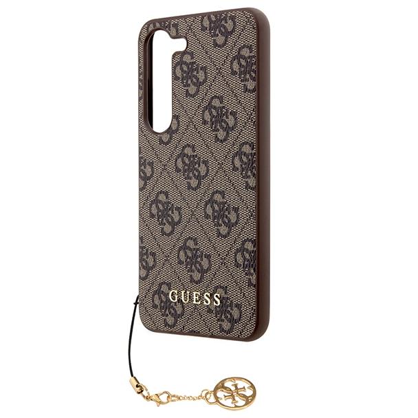 GUESS futerał do SAMSUNG S24 Plus GUHCS24MGF4GBR (4G Charm) brązowy