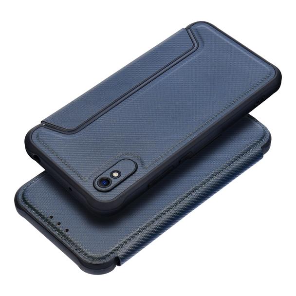 Etui z klapką na Xiaomi Redmi 9AT / Redmi 9A Razor Book niebieskie