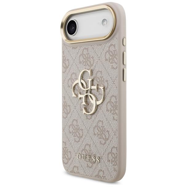 GUESS futerał do IPHONE 17 Air GUHCP17M4GMGCPI (PU W/ Big 4G Classic Logo) złoto różowy