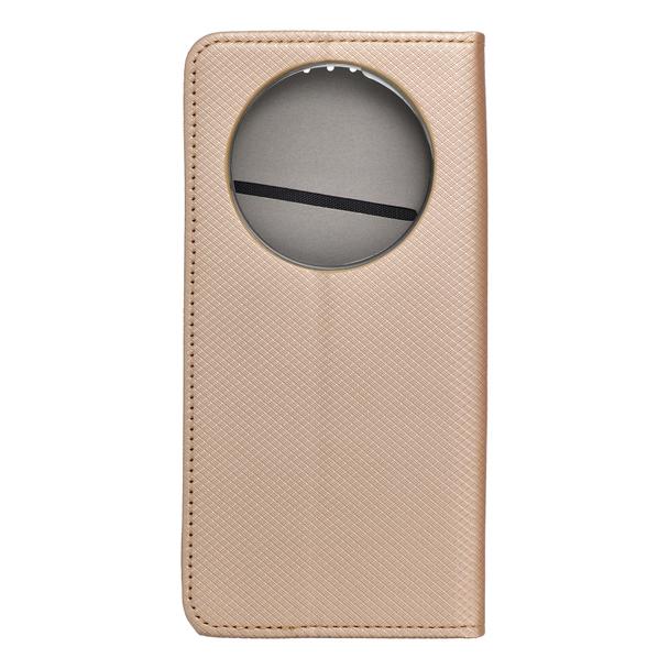 Etui z klapką na Honor Magic 7 LITE Smart Case Book złote