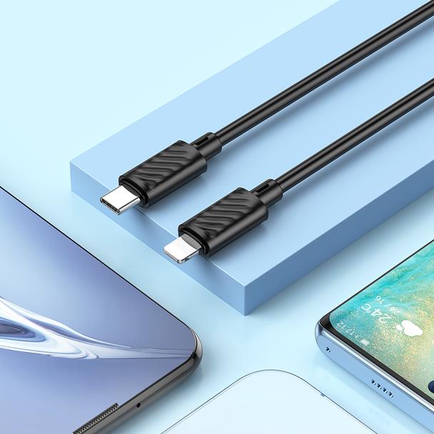 Kabel USB C do Lightning Hoco PD 27W 2 m X88 czarny