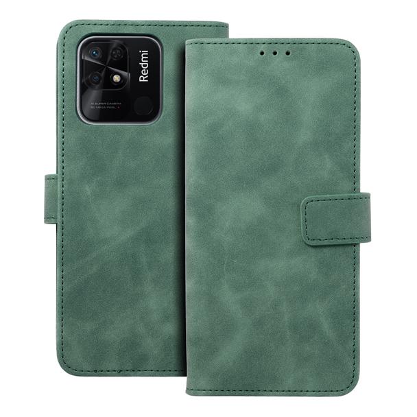 Etui z klapką na Xiaomi Redmi 10C Tender Book zielone