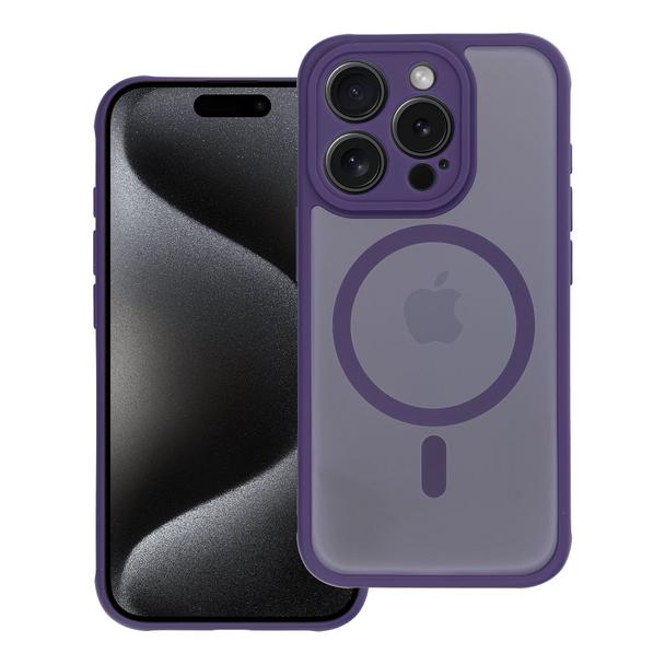Futerał do iPhone 17 PRO MAX Full Matte Mag Cover zgodny z MagSafe fioletowy