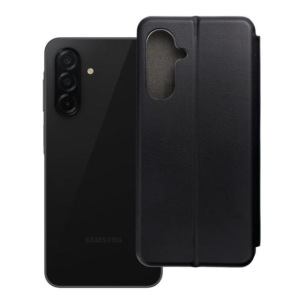 Etui z klapką na Samsung A26 Elegance Book czarne