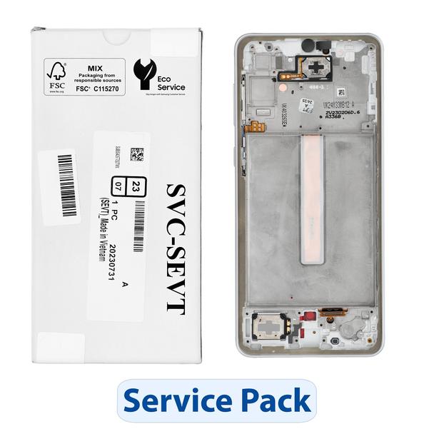 ServicePack Wyświetlacz LCD SAMSUNG A33 5G A336B GH82-28143B  White