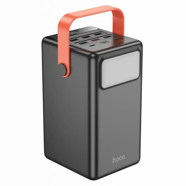 Powerbank Hoco 100000 mAh QC PD 2,4A 22,5W z wbudowaną latarką J142 black