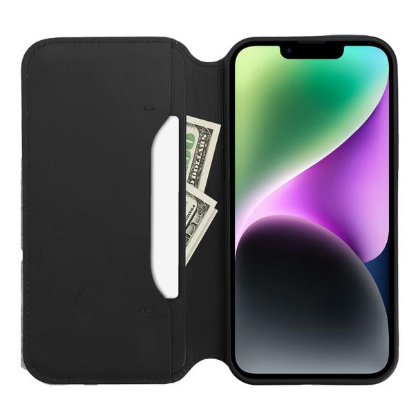 Etui z klapką na Samsung S23 FE Dual Pocket Book czarne