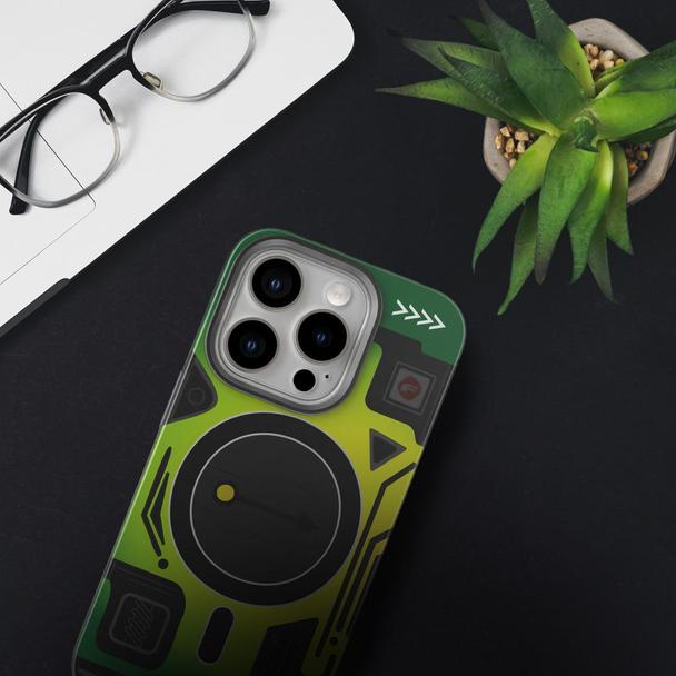 Etui na iPhone 16 PRO MAX Forcell F-Protect Levels Dual Layer 4D technology zgodne z MagSafe Military Drop-Test cyber green
