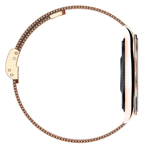 Smartwatch TITMO O-170 (AMOLED, bluetooth call, pasek stal szlachetna gold mesh) złoty 0INT