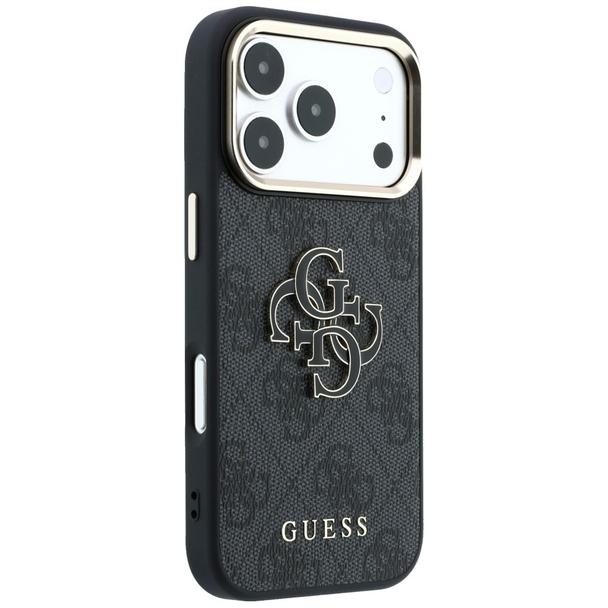 GUESS futerał do IPHONE 18 Pro / 17 Pro GUE005481 (PU FW Resin Logo) czarny