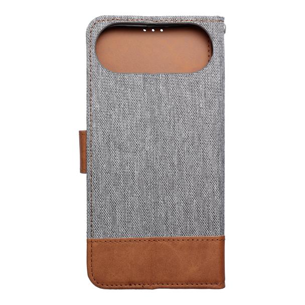 Etui z klapką na iPhone 17 AIR Jeans Book szare
