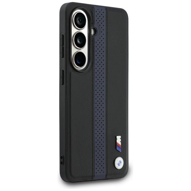BMW futerał do SAMSUNG S26 kompatybilny z MagSafe BMHMS26S25PCPSKB (Perforated Stripe Logo) niebieski