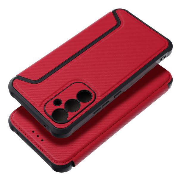 Etui z klapką na Samsung A54 5G Razor Book czerwone