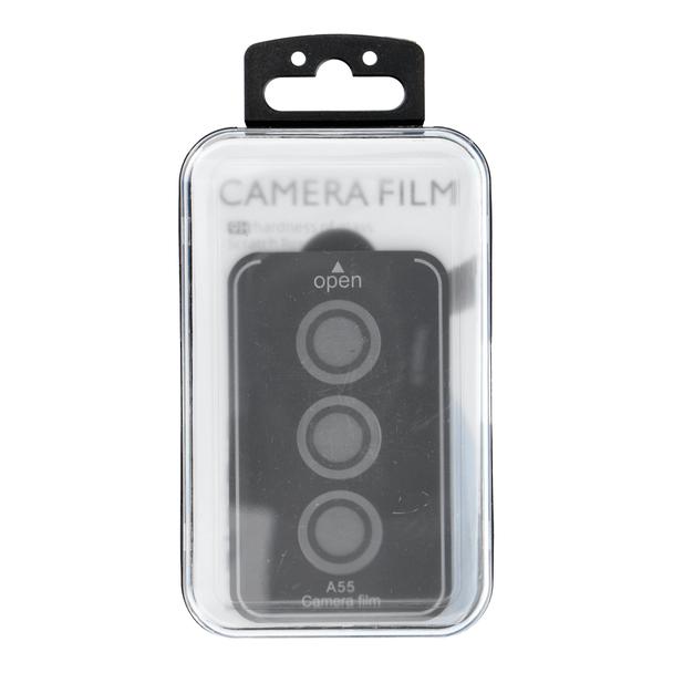 Osłona aparatu PROTECTOR 9H + aplikator do SAMSUNG A55 czarna