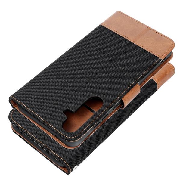 Etui z klapką na Samsung A56 5G Jeans Book czarne