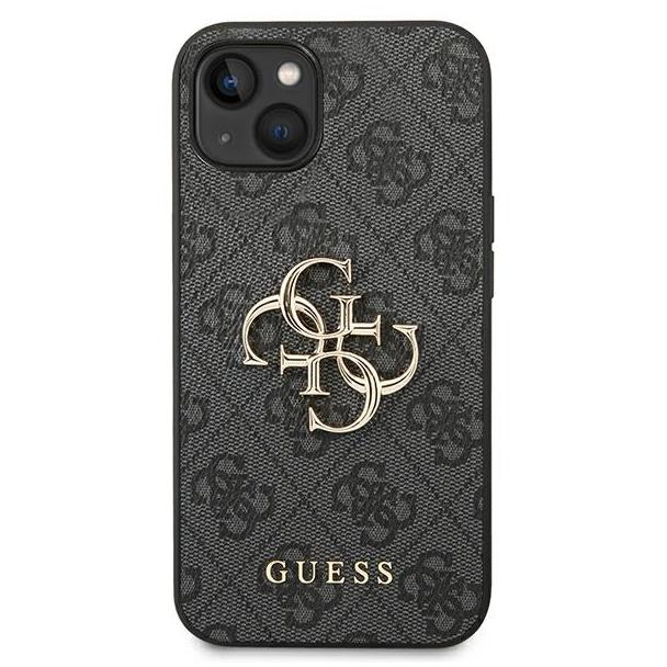 GUESS futerał do IPHONE 13 / 14 / 15 GUHCP14S4GMGGR (4G Big Metal Logo) szary