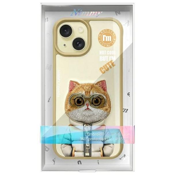 NIMMY futerał COOL&CUTE 2.0 Cat do IPHONE 15 khaki