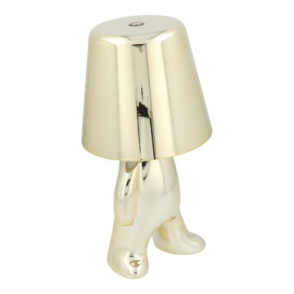 Lampka nocna GOLD MAN Art Deco stojący (wzór 8) MLTL