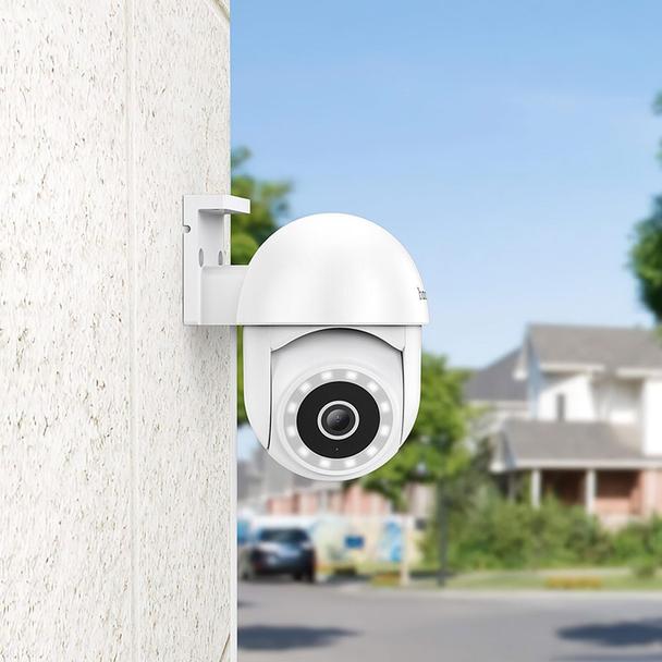 Kamera zewnętrzna Hoco 3MP Full HD Wi-Fi D2 biała