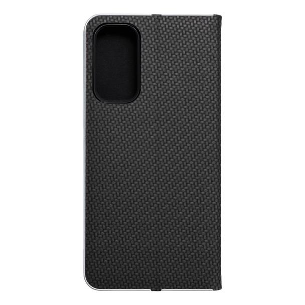 Etui z klapką na Samsung A15 4G / A15 5G Luna Book Carbon czarne