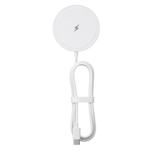 Ładowarka bezprzewodowa BLUE STAR Charing Pad 15w kompatybilna z MagSafe biała