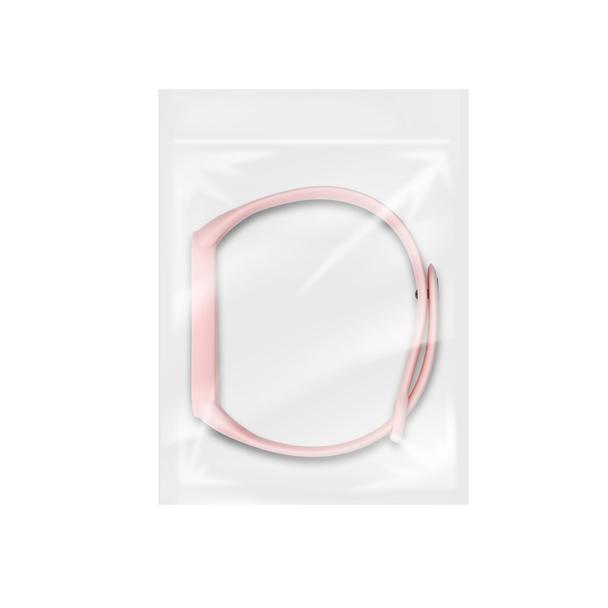 Pasek silikonowy do XIAOMI Mi Band 5 / 6 / 7 różowy (06)