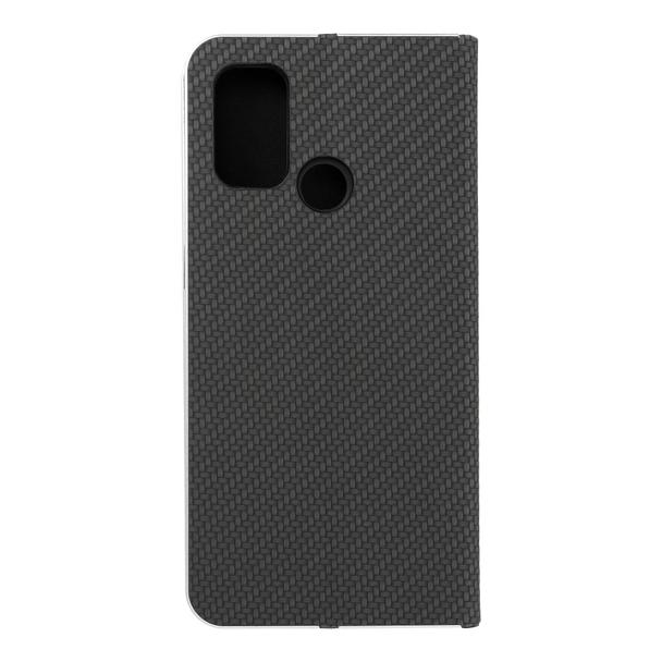 Etui z klapką na Oppo A53 2020 / A53s Luna Book Carbon czarne