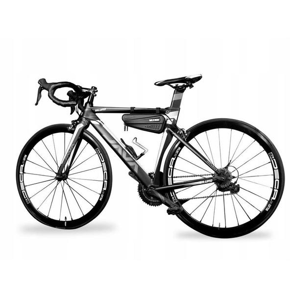 WILDMAN sakwa rowerowa pod ramę na zamek 1,2L ES4 czarna