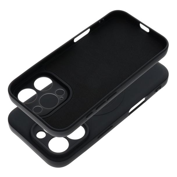 Futerał do iPhone 16 PRO Silicone Mag Cover zgodny z MagSafe czarny