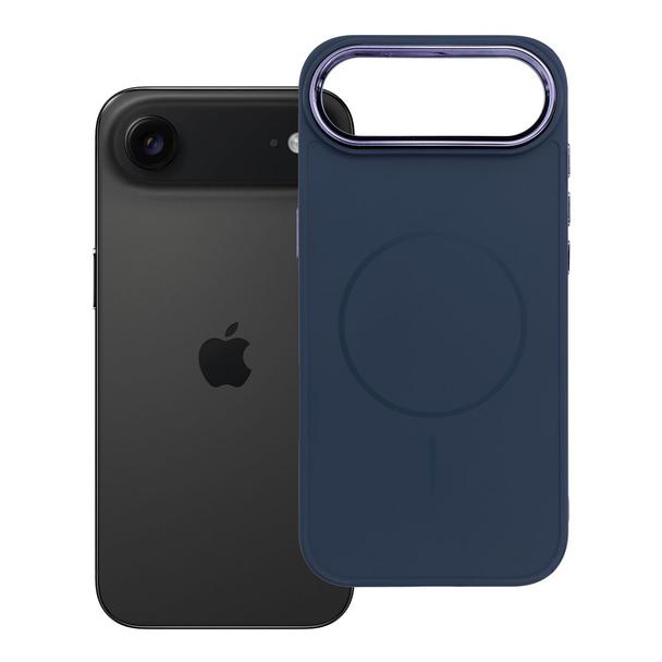 Etui na iPhone 17 AIR Frame Mag Cover zgodne z MagSafe granatowe