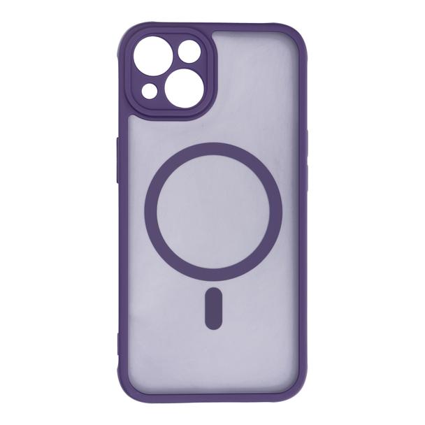 Futerał do iPhone 13 Full Matte Mag Cover zgodny z MagSafe fioletowy