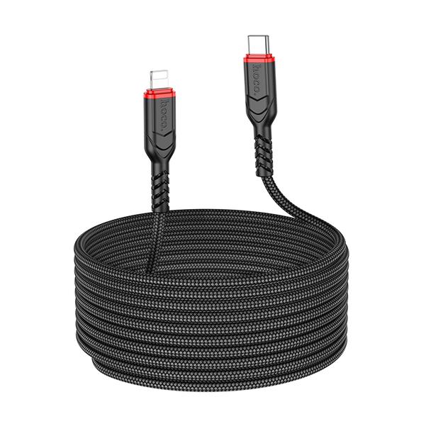 Kabel USB C do Lightning Hoco PD 27W 3 m X59 czarny