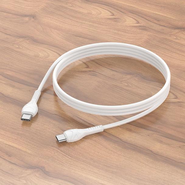 Kabel USB C do USB C Hoco PD 60W 1 m X37 biały