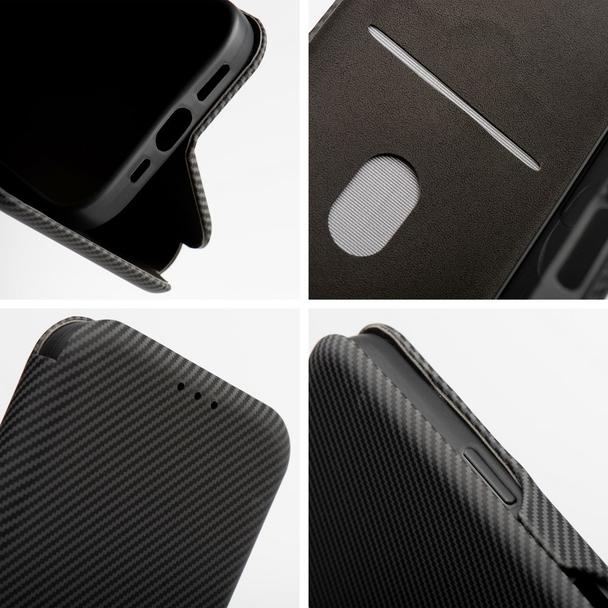 Etui z klapką na iPhone 15 PRO Folio Side Magnet czarne