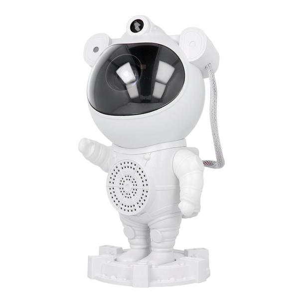 Projektor gwiazd astronauta z głośnikiem bluetooth X2501 biały