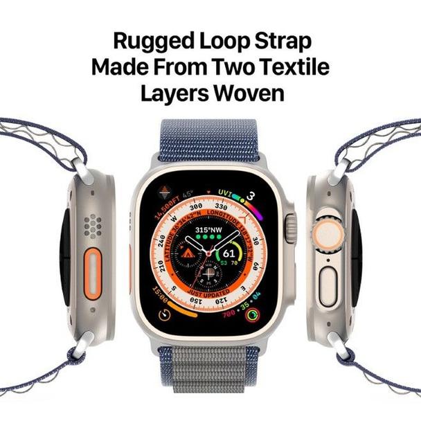 DUX DUCIS pasek GS nylonowy do Apple Watch 42 / 44 / 45 / 49 mm niebieski