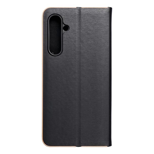 Etui z klapką na Samsung S23 FE Luna Book Gold czarne