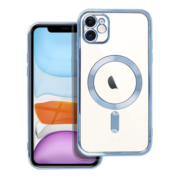 Futerał do iPhone 11 Electro Mag Cover zgodny z MagSafe niebieski
