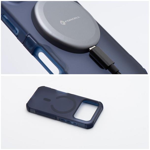 Etui na iPhone 16 PRO Forcell F-Protect BumperX Premium zgodne z MagSafe granatowe 0INT