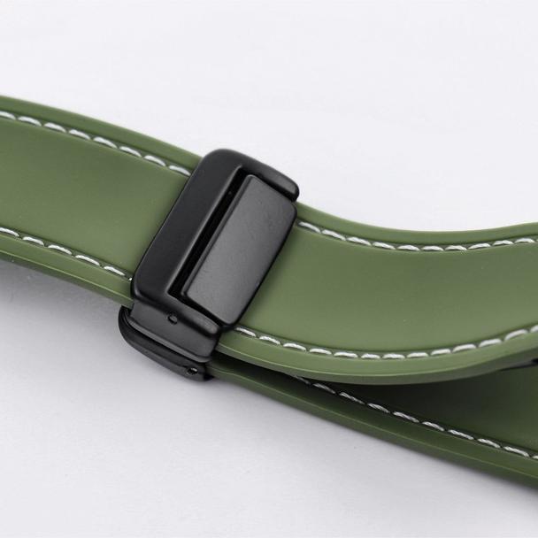 Pasek do zegarka 22 mm Titmo Strap S7 silicone zielony