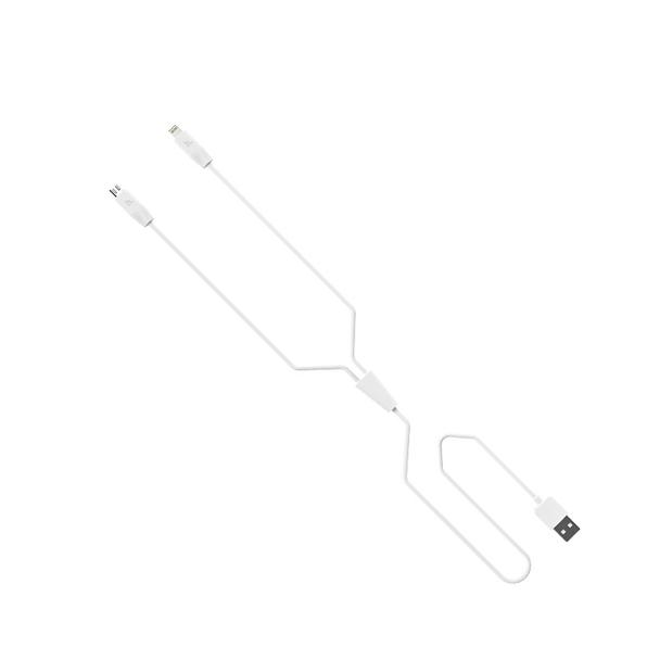 Kabel USB A do Lightning Hoco 2,1A 1 m X1 biały