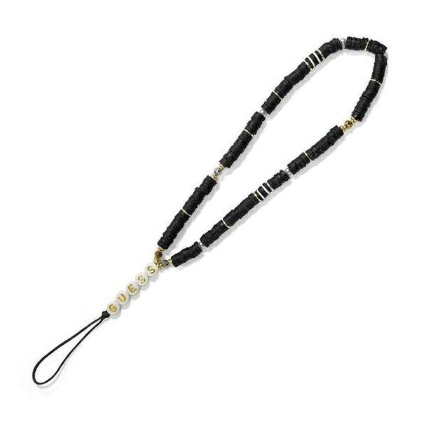 GUESS zawieszka GUSTPEARK (Heishi Beads) czarna