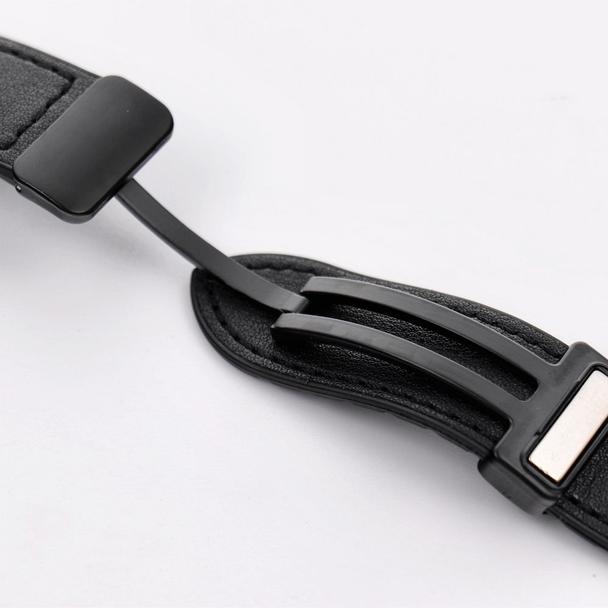 Pasek do zegarka 22 mm Titmo Strap S5 ekoskóra czarny